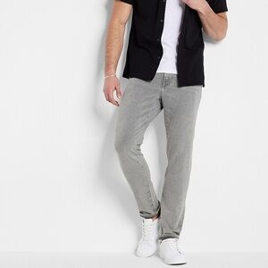 NWT Express Men’s Hyper Stretch Slim Fit Jeans - Gray - Size 36 x 32
